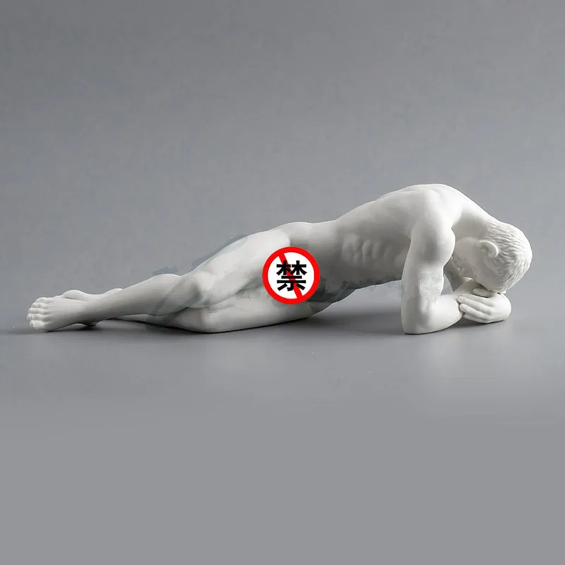 Современная керамика Мужская статуя индивидуально скульптура мальчика