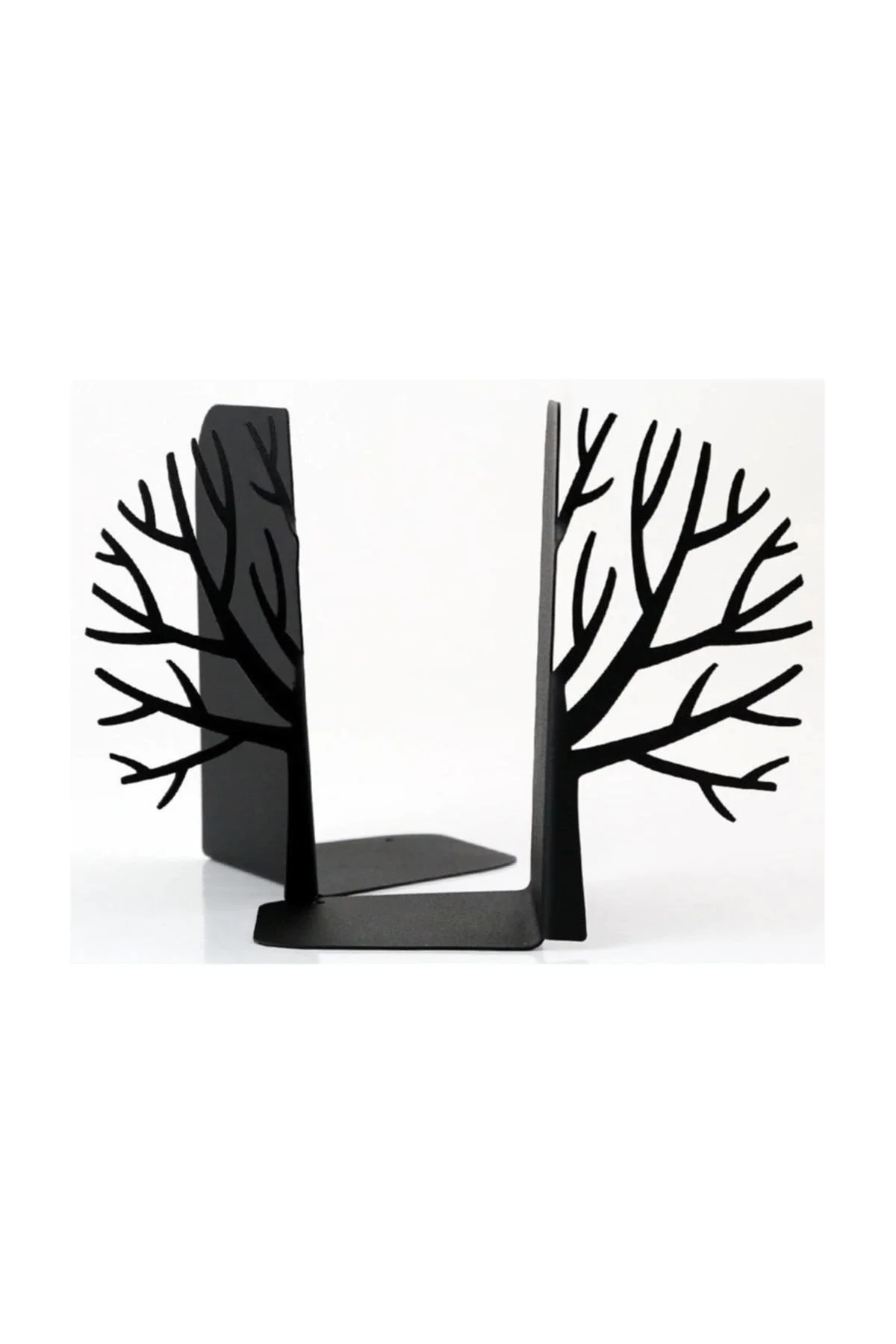 Декоративный металлический держатель для книг с рисунком дерева, подставка для книг