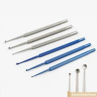 meibomian gland curette dermatology curette ophthalmic surgery tool large medium and small stainless steel titanium alloy micro