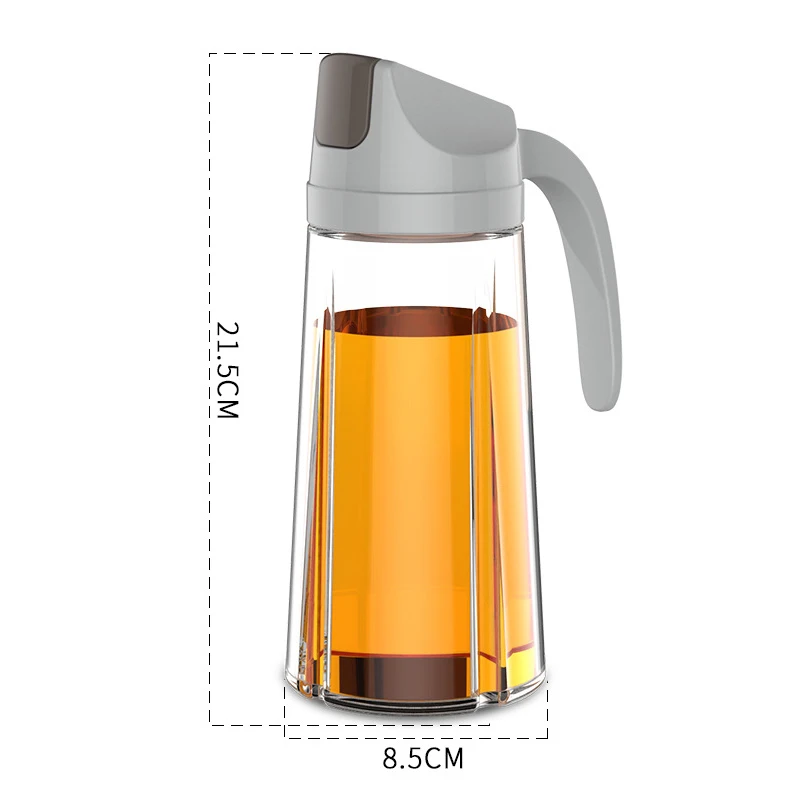 

Glass Oiler Jar Cooking Seasoning Oil Bottle Sauce Bottle Glass Storage Bottles for Oil and Vinegar Creative Oil Dispenser