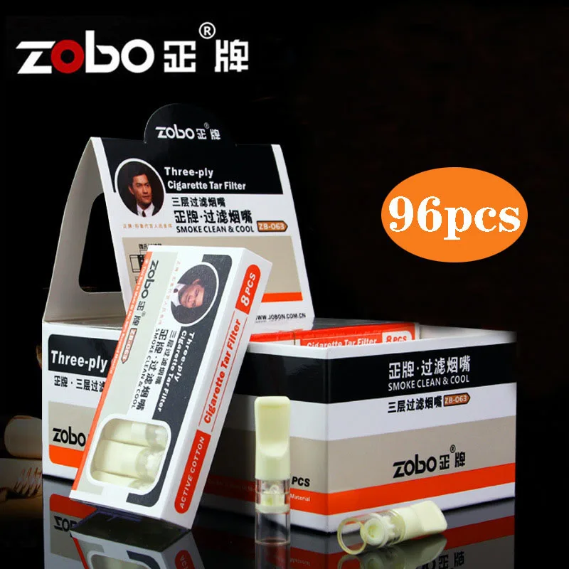 

ZOBO ZB-063 Disposable Cigarette Holder Triple Filter Genuine Food Grade Healthy Smoking Set Smoking Tool