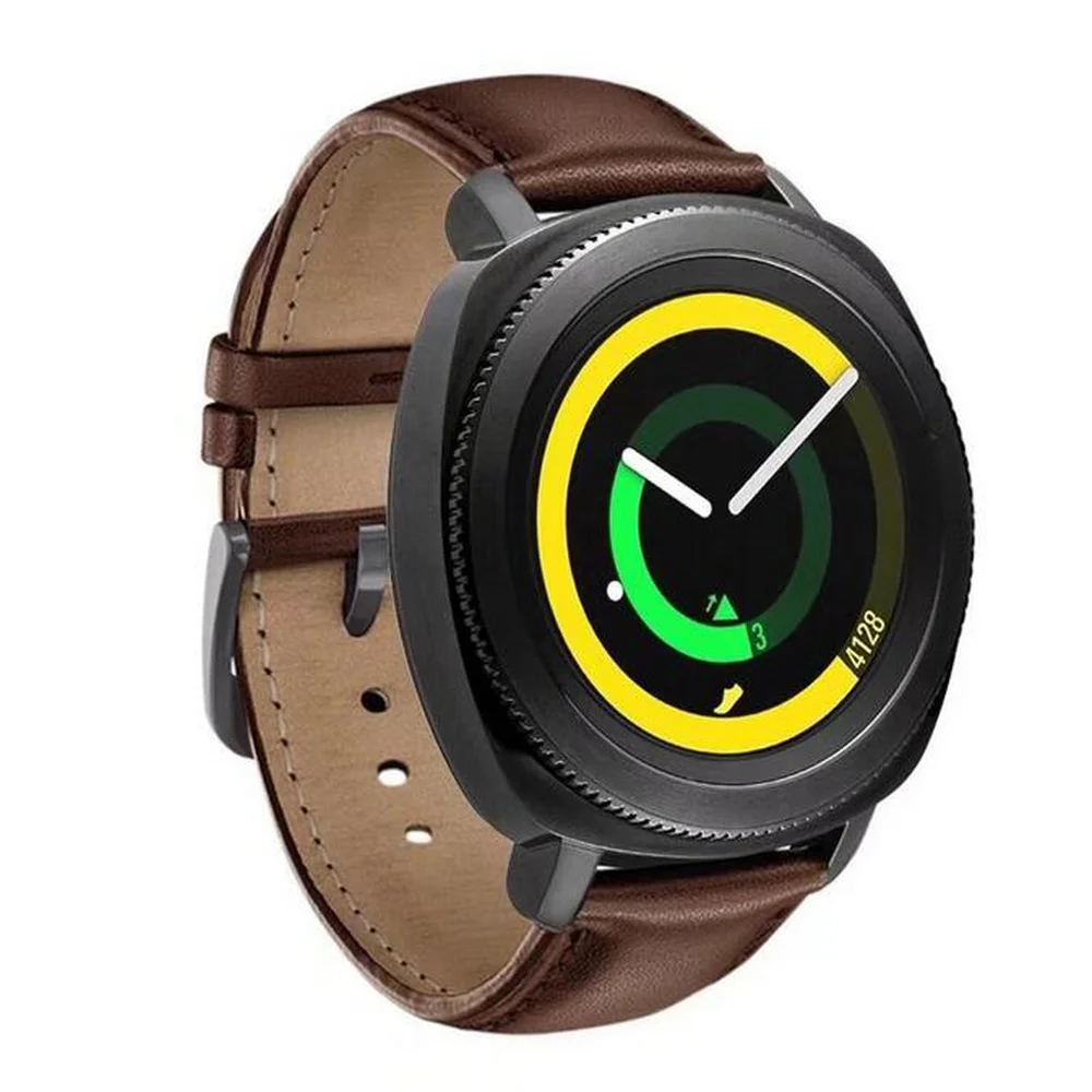 Ремешок для часов Samsung Galaxy Gear s3 Watch 46 мм натуральная кожа ремешок Huami Amazfit Huawei 2 gt