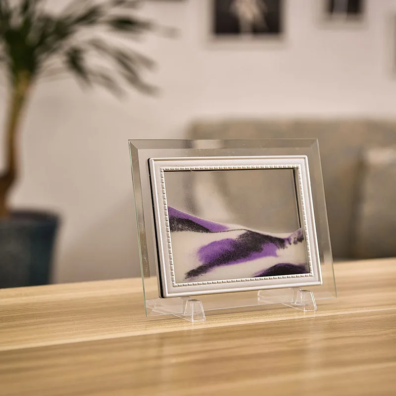 

Прозрачная 3d-рамка из стекла с динамическим потоком песка для рисования ландшафта ANDF889