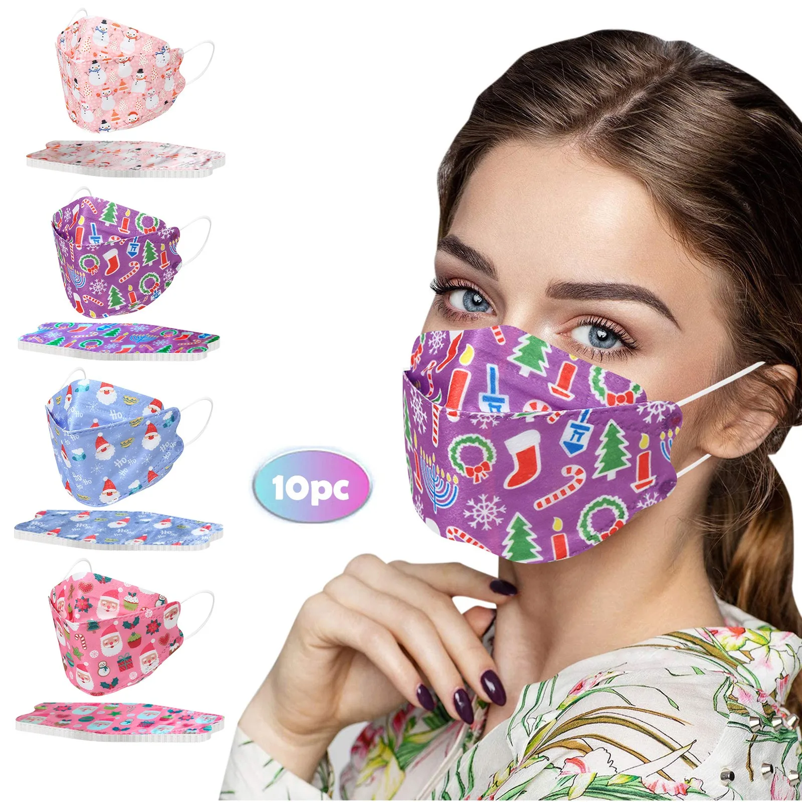 Маска нимуса Анти-пыль для взрослых Рождественская защиты лица Косплей