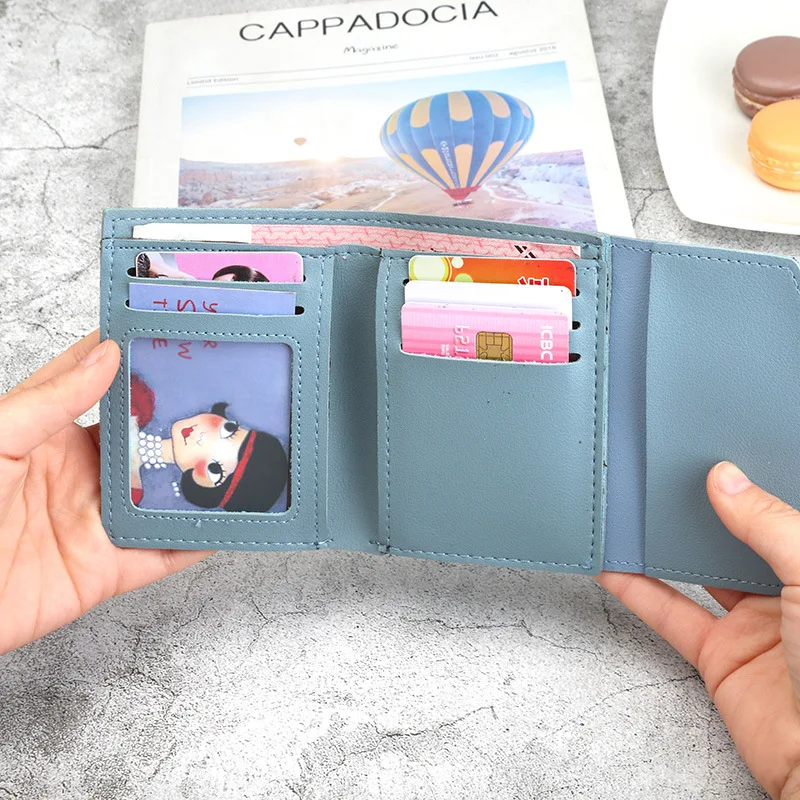 Известный бренд милый кролик женский кожаный кошелек маленький тонкий короткий