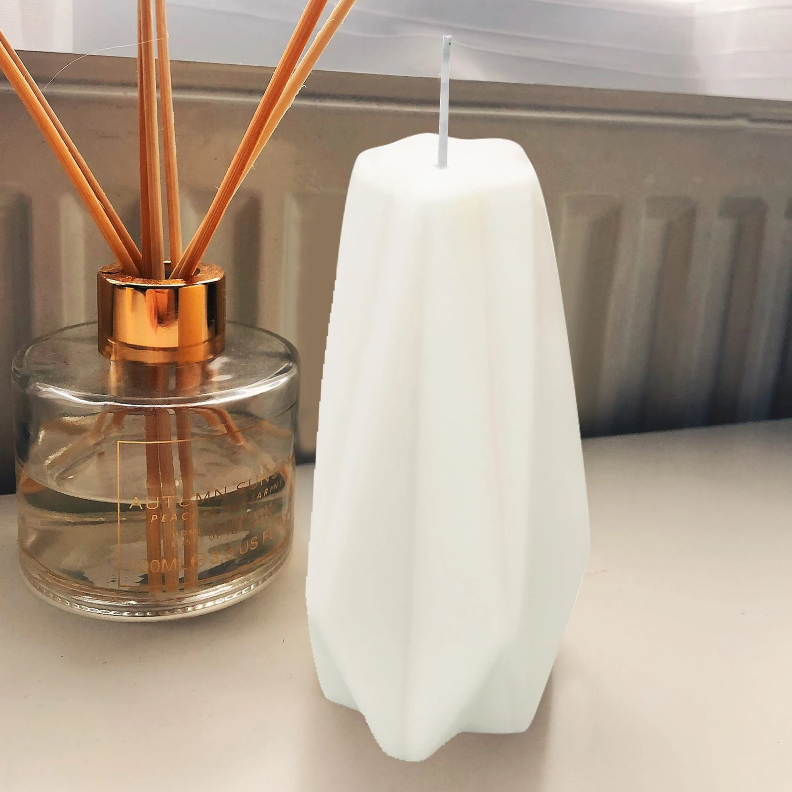 

Geometric Silicone Mold DIY Epoxy Resin Candle Mould Aromatherapy Candle Wax Molds Clay Plaster Craft Casting Mould Home Decor