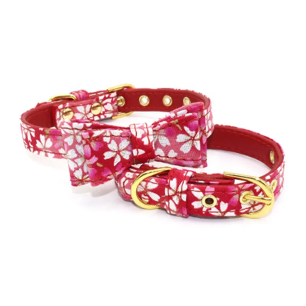 Ошейник для домашних животных регулируемый поводок из мягкого волокна с