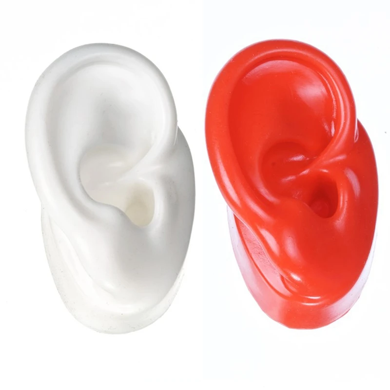 1 пара силиконовых ушей модель мягких для взрослых имитация слухового аппарата