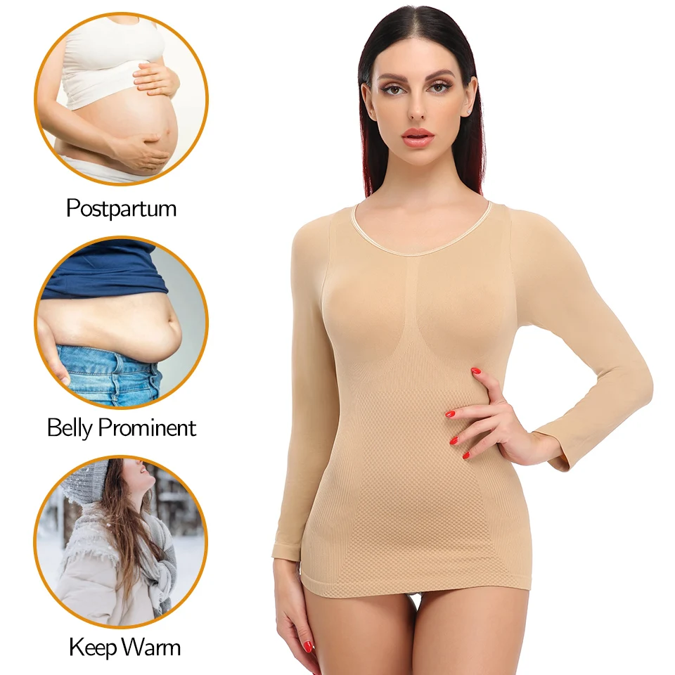 Термобелье топы для женщин с флисовой подкладкой термальный базовый слой s