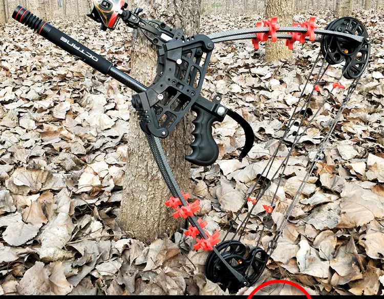 Блочный лук арбалет охотничий стальной шар лук 40lbs IBO350FPS механический шкив лук Shlingshot стрельба из лука JUNXING M109
