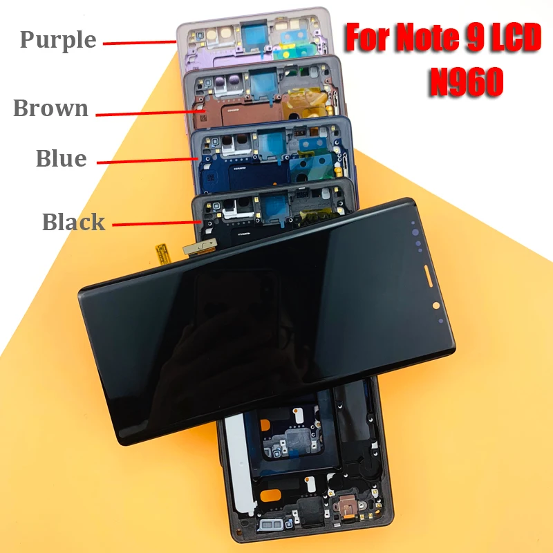 Для samsung NOTE 9 ЖК-дисплей с сенсорным экраном дигитайзер в сборе для note9 lcd N9600F/U/D/DS