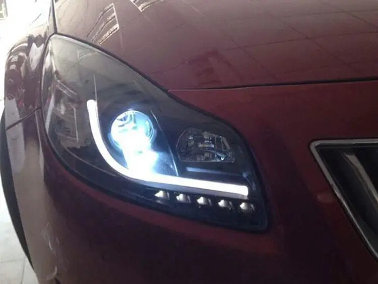 Наружные Drl дневные Neblineros Luces Para Авто Стайлинг светодиодные ходовые Автомобильные фары передние противотуманные фары 13 для Buick Regal