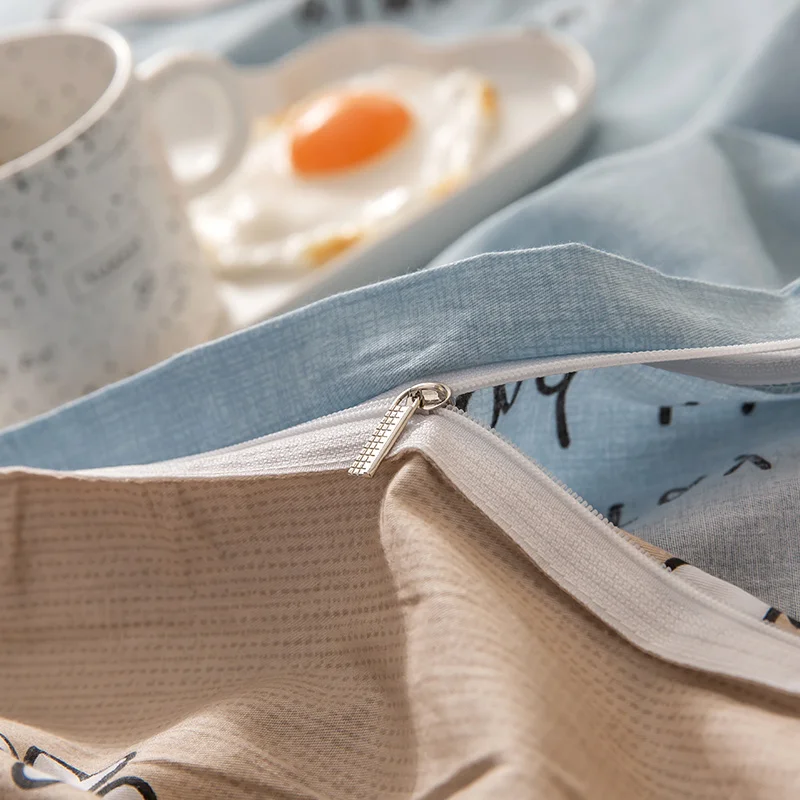 С голубым облаком и пододеяльник комплекты из хлопка с рисунком героев