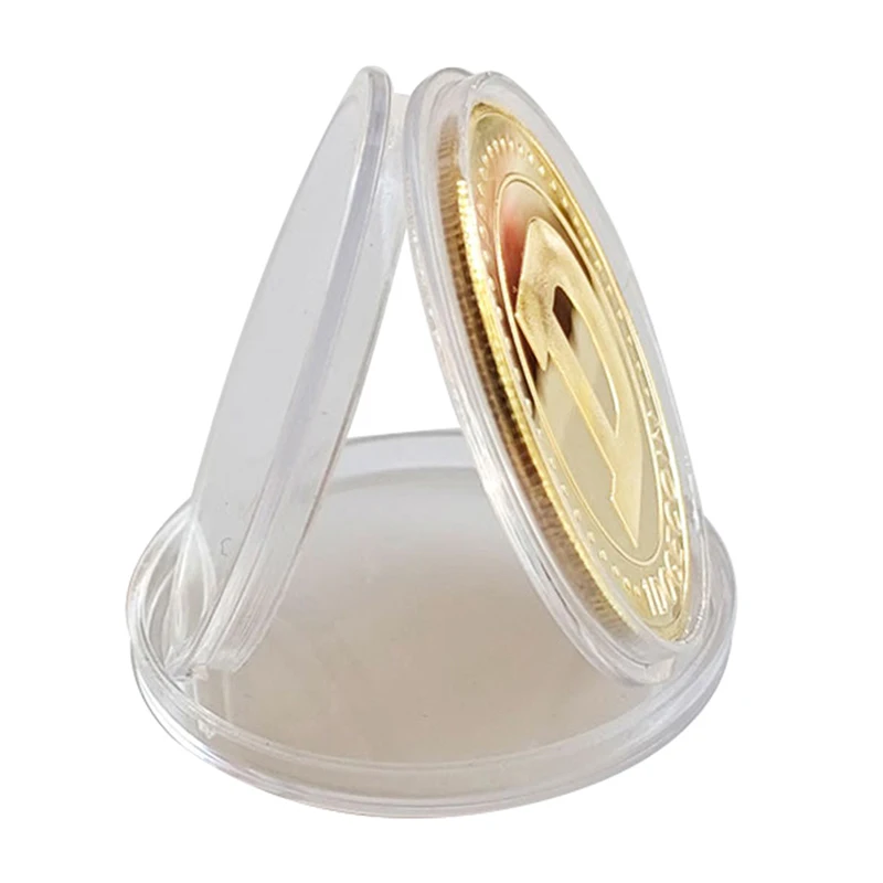 Памятные монеты Dogecoin с изображением милой собаки сувенирные коллекционные