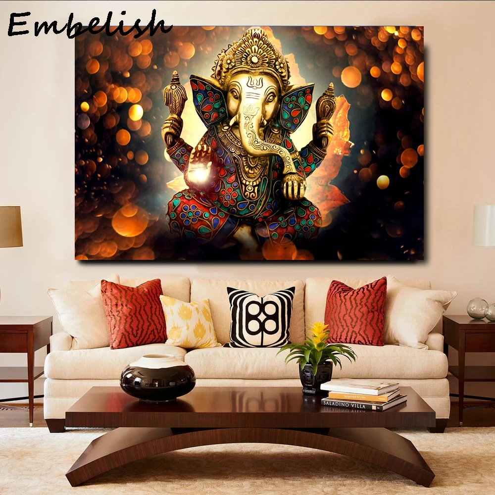 1 шт. постеры на стену с изображением головы индийского слона|Рисование и