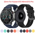 Силиконовый браслет для Huawei GT GT2 Pro Honor Magic, ремешок для наручных часов Xiaomi Amazfit PaceStratos 2 3GTR22e47