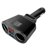 car cigarette lighter socket splitter charger dual usb qc 3 0 quick charge 12v auto cigarette lighter sockets power adapter plug