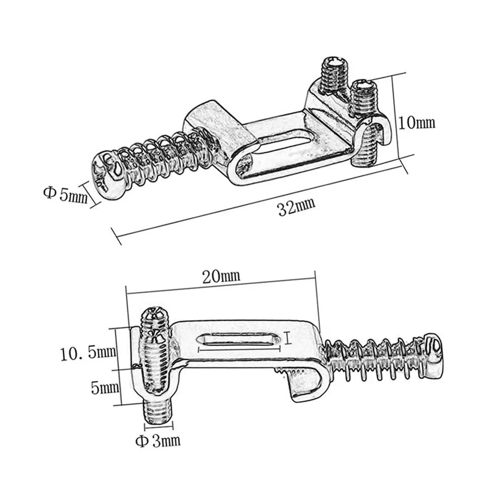 6x klassischen gitarren luthier reparatur werkzeuge ersatz werkzeug roller brücke tremolo sättel für strat tele elektrische gitarre fre