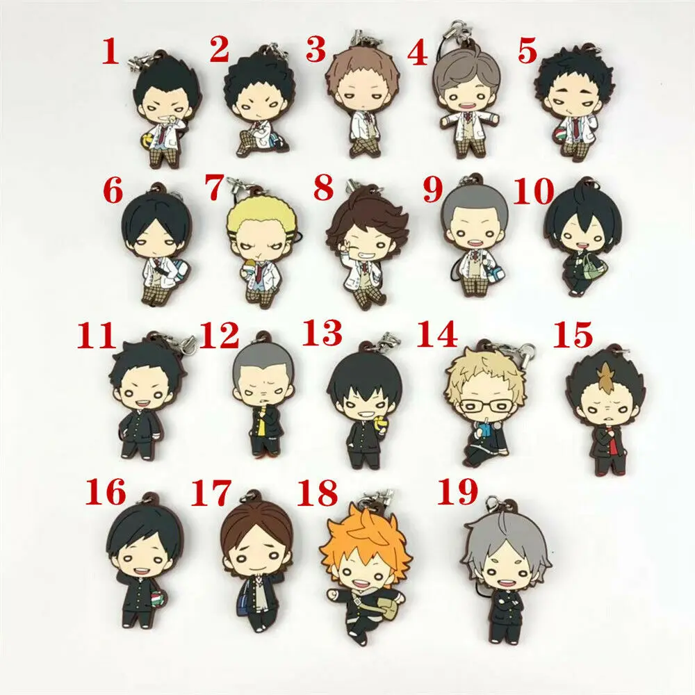 Аниме Haikyuu! Резиновый брелок для ключей|Ловцы снов и подвесные украшения| |