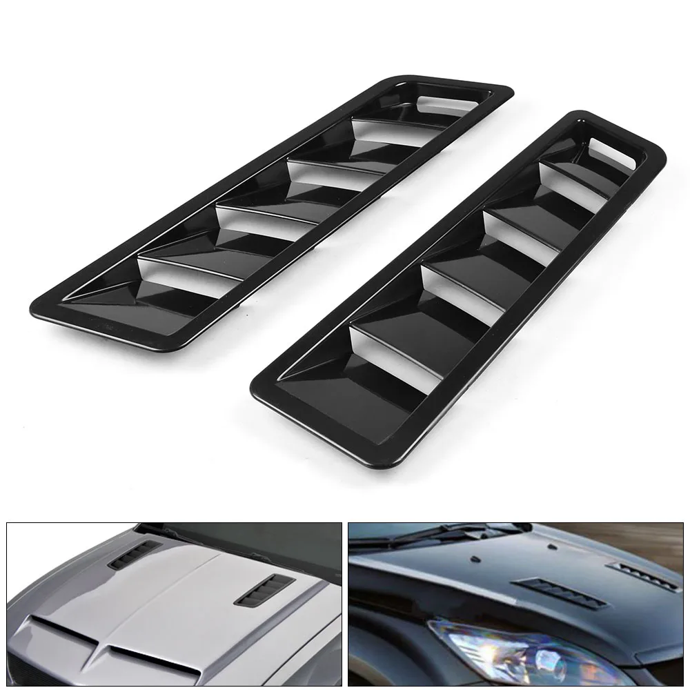 17x5 дюймов Универсальный Автомобильный воздухозаборник колпачок зеркальная