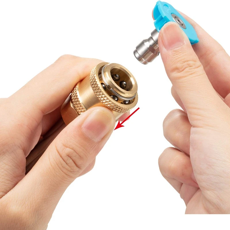 Набор насадок для мойки высокого давления Поворотный адаптер быстрого разъема