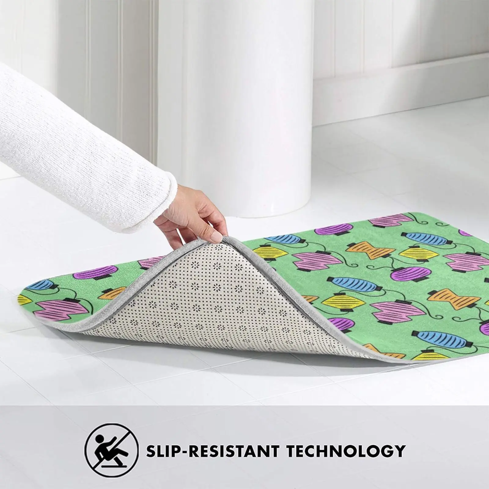 Праздничные фонари коврик ковер Противоскользящие коврики для пола спальни сада