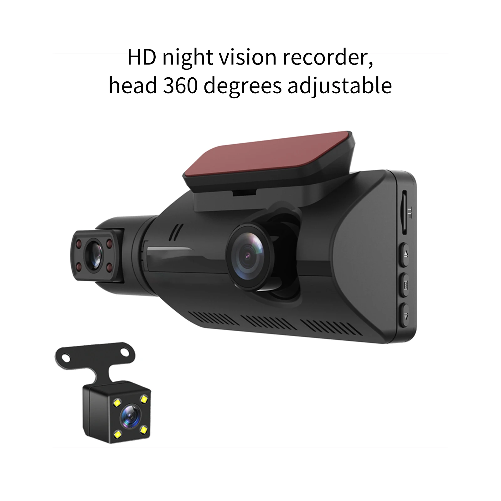 

1 шт. передний и задний двойной объектив 3 дюйма IPS экран Full HD1080P Автомобильная приборная панель камера видеорегистратор 150 градусов широкий у...