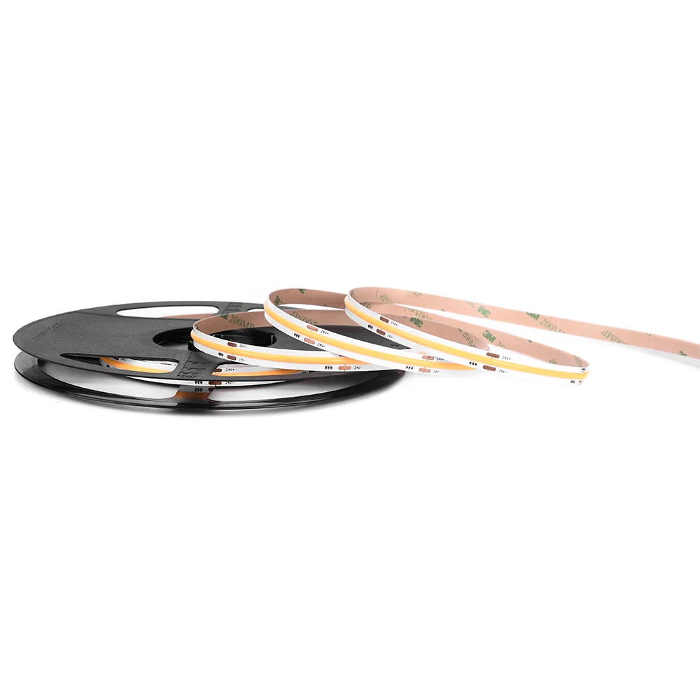 

COB Led Strip Light DC24V CRI90 Flexible Led Lights 420chips/M High lumen Led Lamp For Kitchen Bedroom Decorative Lights