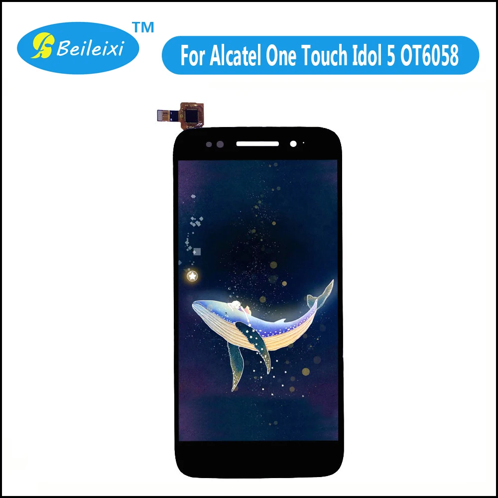 ЖК дисплей кодирующий преобразователь сенсорного экрана в сборе для Alcatel One Touch Idol