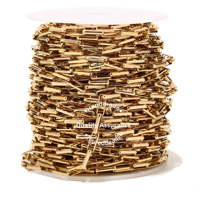 Цепочка Из Нержавеющей Стали для бижутерии длинная овальная цепочка