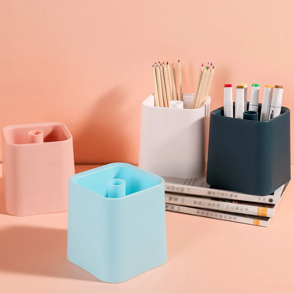 Настольная ручка коробка для хранения стойка многофункциональная посуда