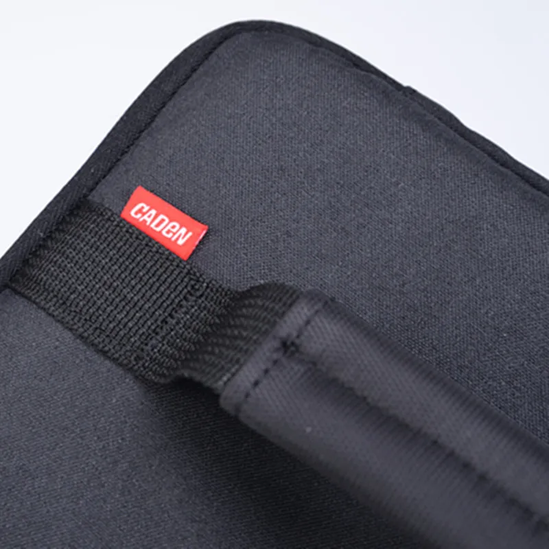 CADEN Padded Camera Bag Zippered Design Shockproof Black for Canon Nikon Sony DSLR Cameras Lens Size 27.5*16*20.5cm | Электроника