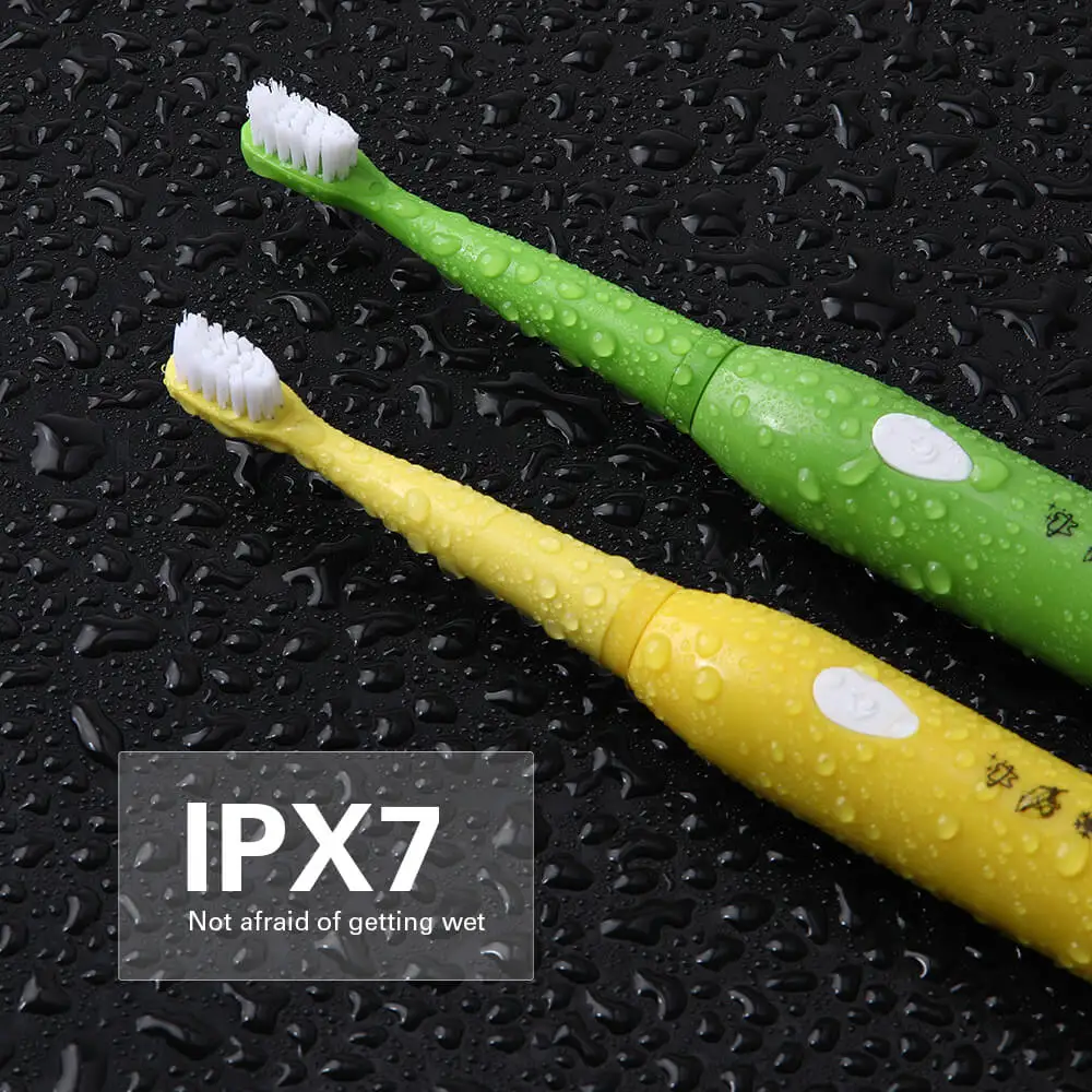 Зубная щетка звуковая электрическая для детей 5 режимов зарядка от USB 4 сменные