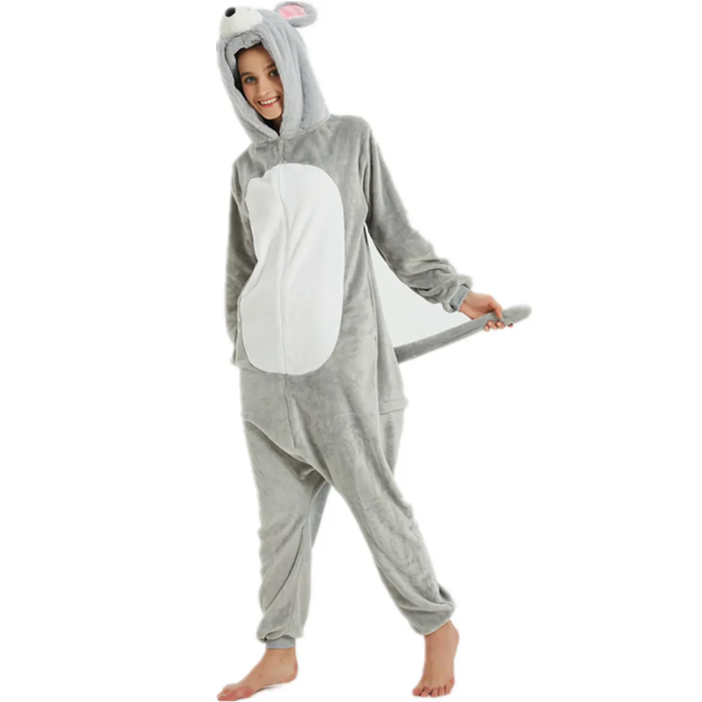 Зимние теплые ползунки рождественское праздничное платье серая Пижама с