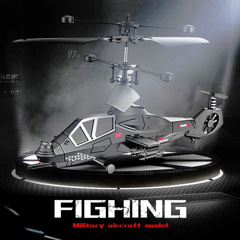 RC helicopter Military Fight Super Cool 3.5CH Remote Control war Aircraft Model Drone Helicopter Quadcopter Toys For kids | Игрушки и