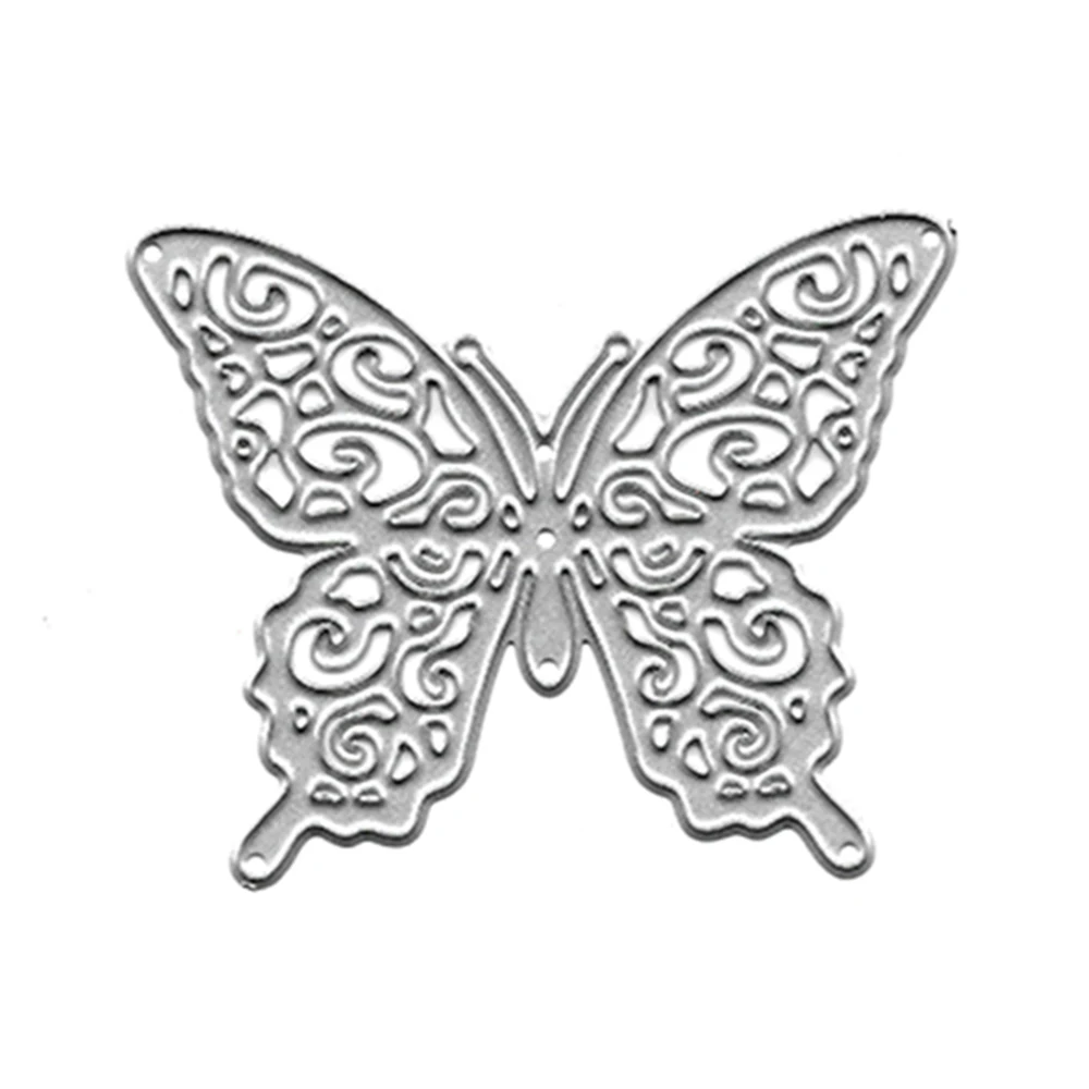 

A Butterfly Metal Cutting Dies Scrapbooking Embossing Folders for Card Making Craft DIY Clear Stamps and Slimline Die Cut Molds
