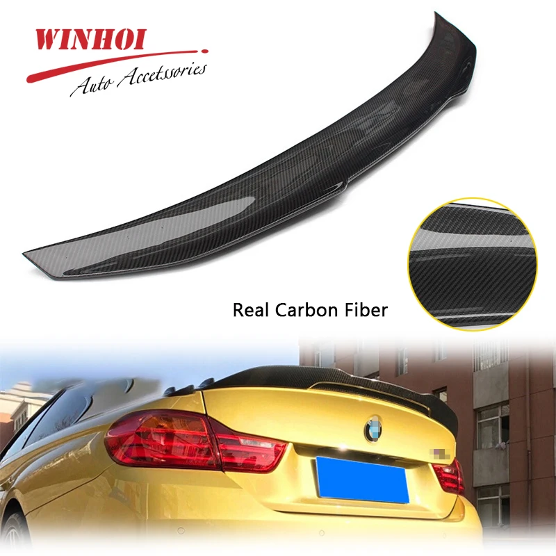 Реальные углеродного волокна задний машинный спойлер крыло для BMW 2/3/4/5 серии F22 E90