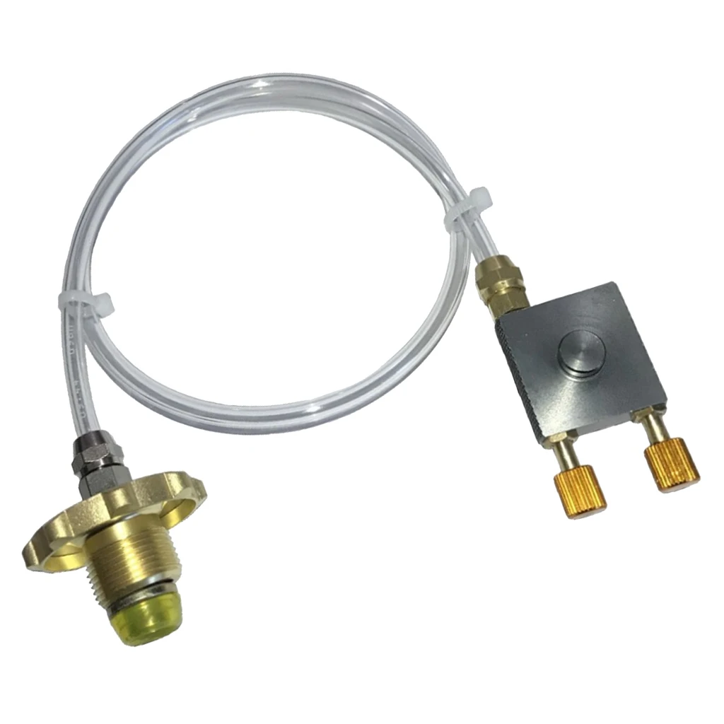 Железный пропан Заправка газа адаптер надувной клапан набор для лагеря плита