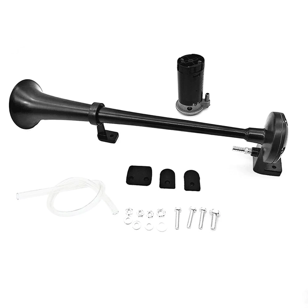 Универсальный 17 дюймов одинарный Автомобильный Воздушный Рог 12 в компрессор 150