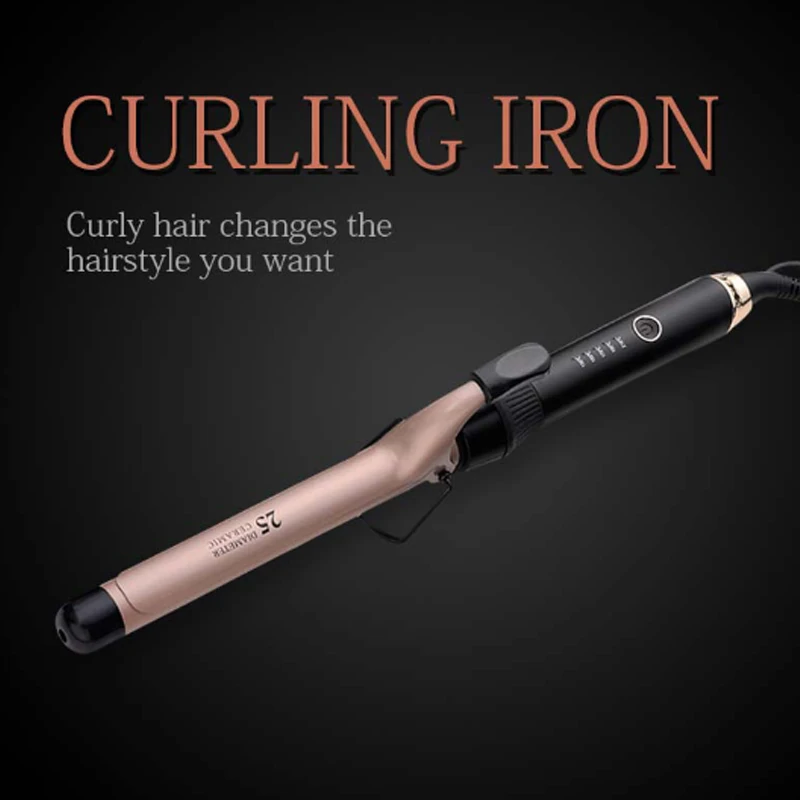 

2021 New Real Electric Professional Ceramic Hair Curler Lcd Curling Iron Roller Curls Wand Waver Fashion Styling Tools