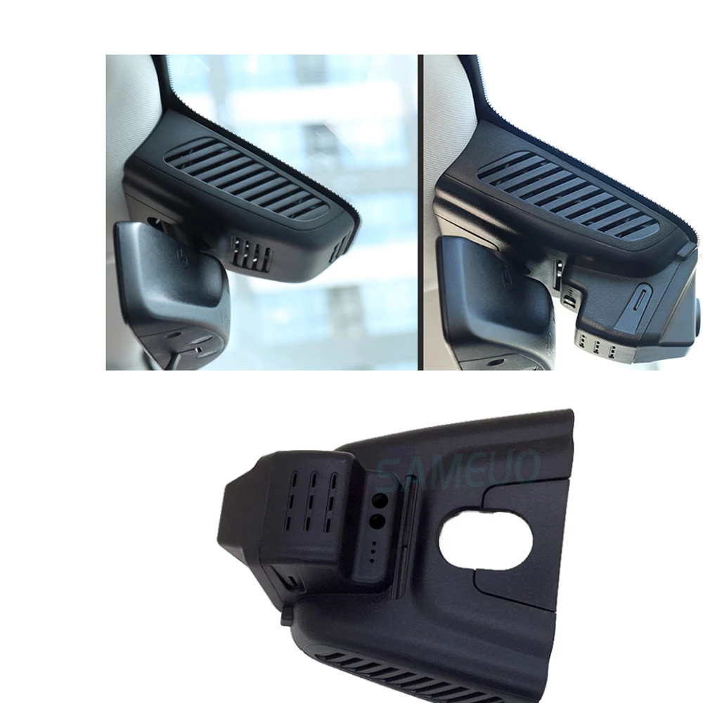 Автомобильный видеорегистратор Sameuo с двумя объективами и Wi-Fi для Mercedes Benz GLB B200 2019