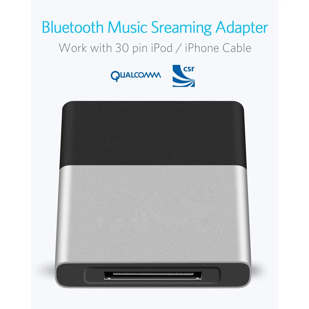 $72.89 Bluetooth 5.0 Car Kit for Range Rover Music Receiver Airdual Module for Land Rover 30 pin iPod Interface AUX Adapter for Jaguar