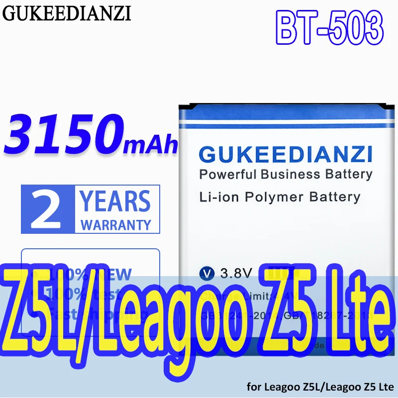 

Аккумулятор GUKEEDIANZI высокой емкости BT-503 3150 мА · ч для Leagoo Z5L/Leagoo Z5 Lte