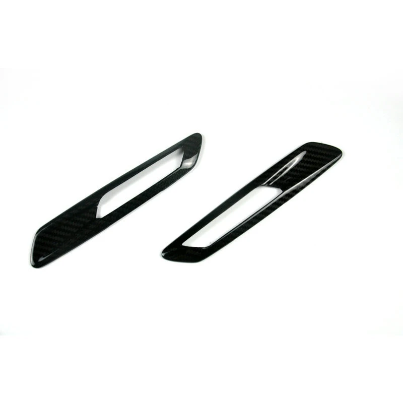 

NEW-For BMW F10 5 Series 520 525 2011-2013 Carbon Fiber Front Side Light Eyebrow Eyelid Sticker Trim