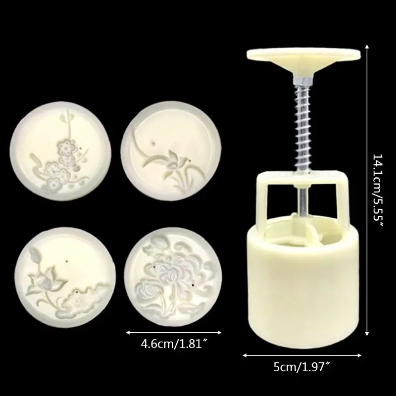 Форма для торта Луна 50 г 4 штампа Орхидея Слива сделай сам|Принадлежности выпечки|