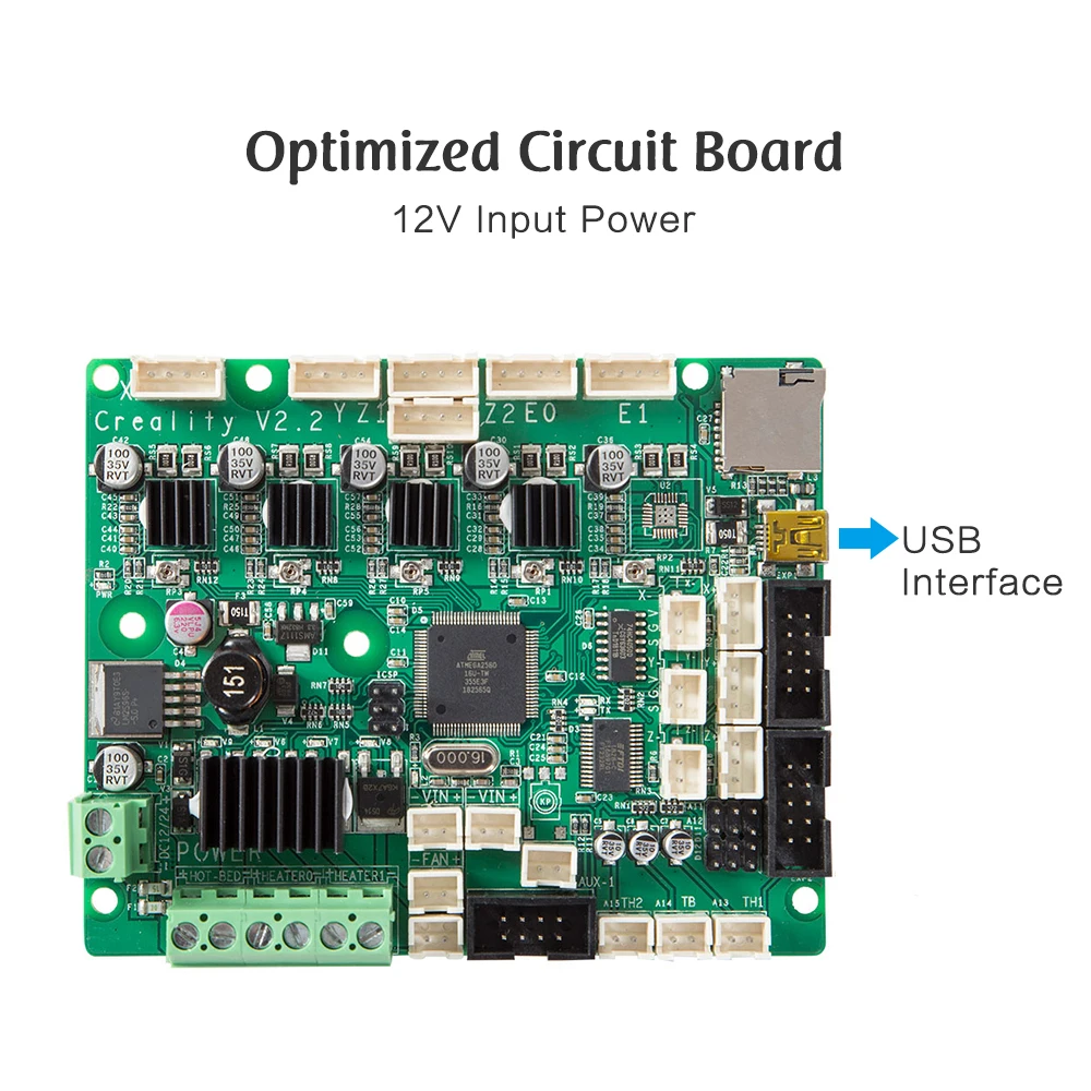 Motherboard Controller Board Mainboard for Creality CR-10/ 10Mini 3D Printer Self Assembly DIY Kit with USB Port | Компьютеры и офис