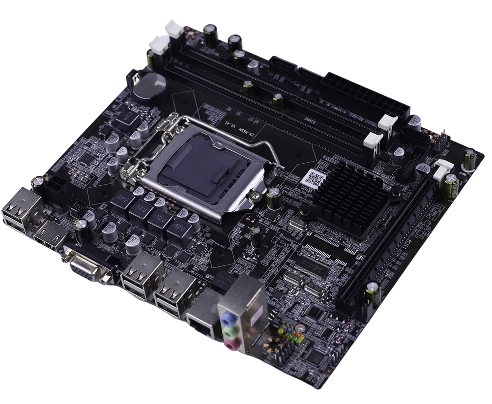 Материнская плата Micro ATX H55 Socket LGA 1156 VGA DDR3 двухканальная материнская для
