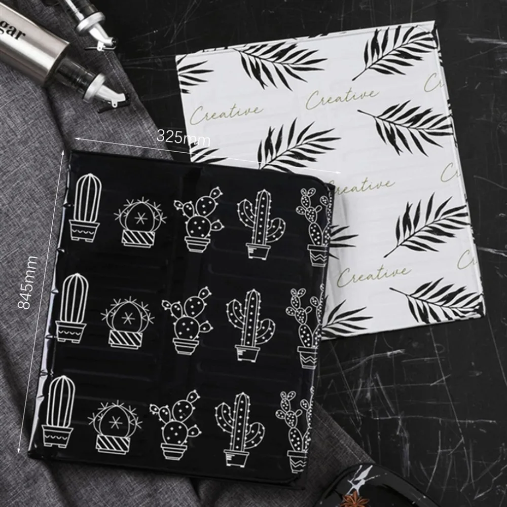 Растительный Узор алюминиевая фольга масляная перегородка пленка для дома кухни