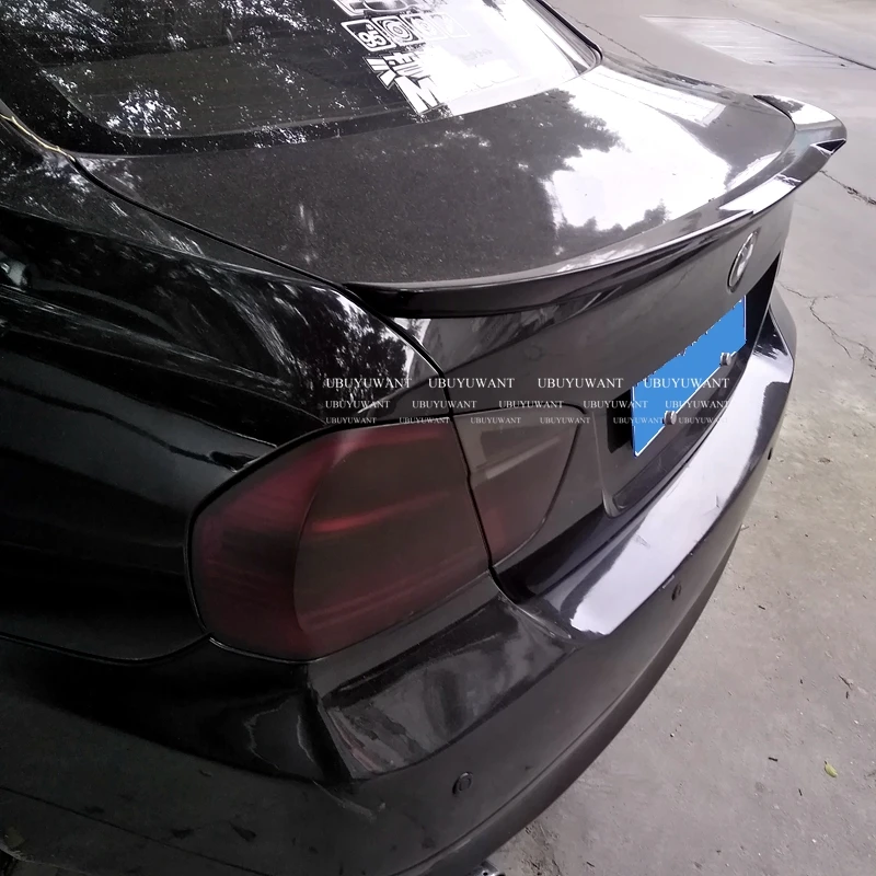 

UBUYWUANT For BMW E90 3 Series M4 style ABS /Carbon Color Rear Trunk Wing Spoiler 2005-2011 For Bmw E90