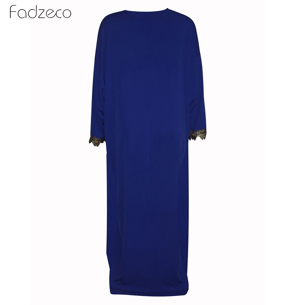 Fadzeco африканская традиционная одежда Мусульманский Стиль рукав халаты круглый